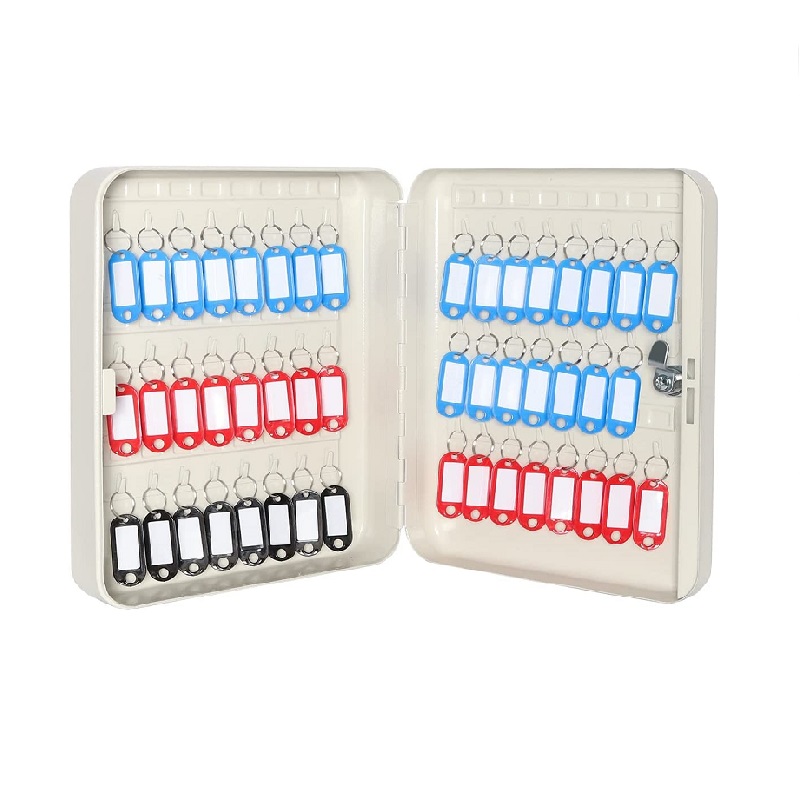 Generic Key Box Holder With Key Lock 48/50 Keys Aluminium (Keychain Included) 1 Generic Key Box Holder With Key Lock 48/50 Keys Aluminium (Keychain Included)