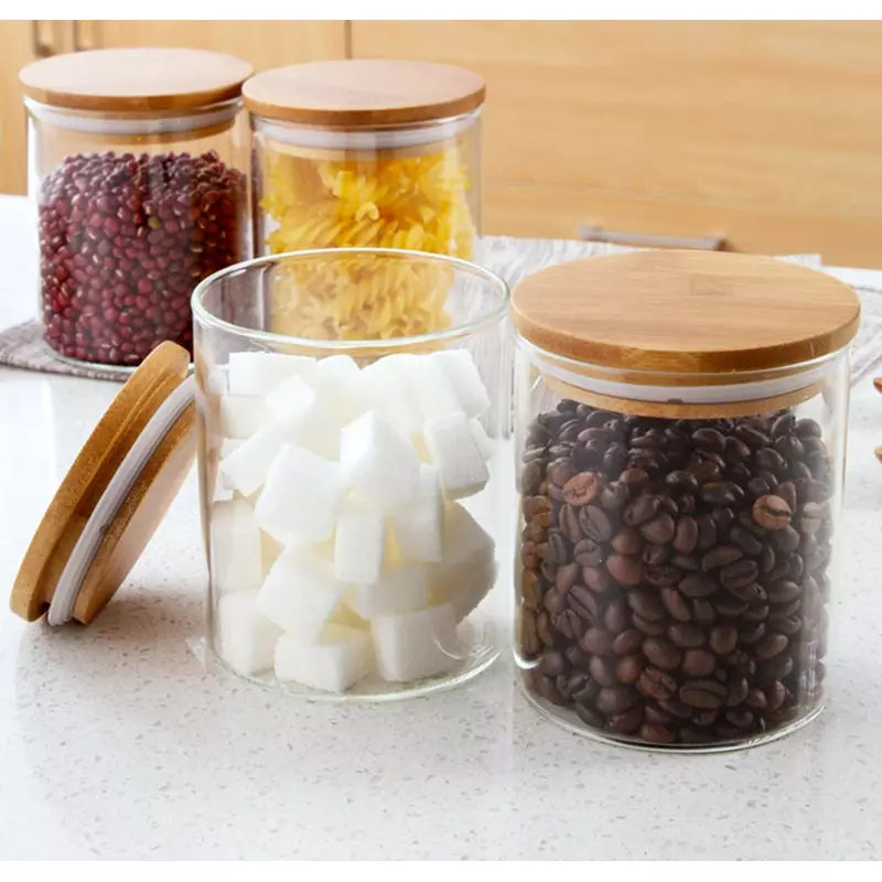 Generic Glass Jar Round With Wooden Lid 10X12Cm – Elegant Storage Container For Kitchen &Amp; Home R1012(1-19) 7 Generic Glass Jar Round With Wooden Lid 10X12Cm – Elegant Storage Container For Kitchen &Amp; Home R1012(1-19)