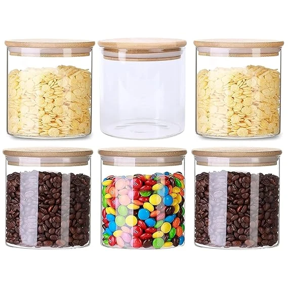 Generic Glass Jar Round With Wooden Lid 10X12Cm – Elegant Storage Container For Kitchen &Amp; Home R1012(1-19) 2 Generic Glass Jar Round With Wooden Lid 10X12Cm – Elegant Storage Container For Kitchen &Amp; Home R1012(1-19)