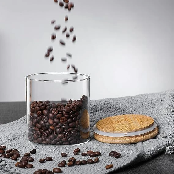 Generic Glass Jar Round With Wooden Lid 10X12Cm – Elegant Storage Container For Kitchen &Amp; Home R1012(1-19) 5 Generic Glass Jar Round With Wooden Lid 10X12Cm – Elegant Storage Container For Kitchen &Amp; Home R1012(1-19)