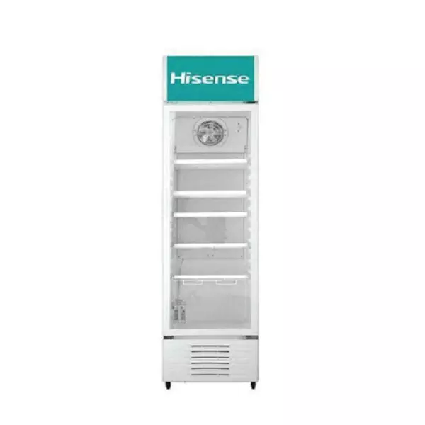 Hisense Beverage Cooler 382L Single Door, Light Box, Frost White Fl-50Fc 1 Hisense Beverage Cooler 382L Single Door, Light Box, Frost White Fl-50Fc
