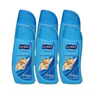 Hobby Body Wash 300ml Therapy - Anti Stress Spa Hamam/Calming Sea Minerals (Pack of 6)