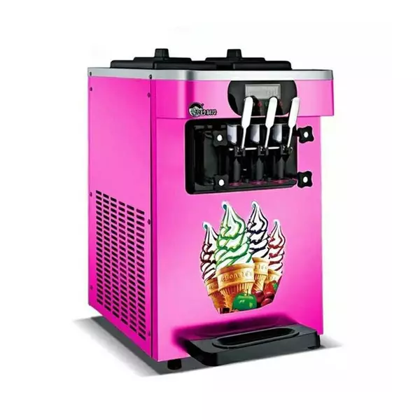 Generic Commercial Table Top Soft Serve Ice Cream Machine With 3 Dispensers 20L/H 1 Generic Commercial Table Top Soft Serve Ice Cream Machine With 3 Dispensers 20L/H