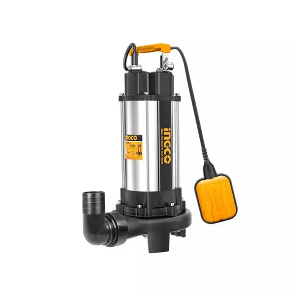 Ingco Sewage Submersible Pump 2200W 3.0Hp Built-In Cutting Blade With Copper Wire Motor &Amp; Stainless Steel Pump Body Spdb22008 1 Ingco Sewage Submersible Pump 2200W 3.0Hp Built-In Cutting Blade With Copper Wire Motor &Amp; Stainless Steel Pump Body Spdb22008