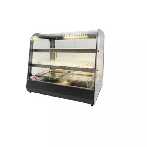 Generic Commercial Food Display Warmer Large Shiny Gold Inside 1.2M 1 Generic Commercial Food Display Warmer Large Shiny Gold Inside 1.2M