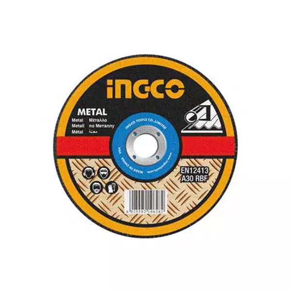 Ingco Abrasive Metal Cutting Disc 115Mm Mcd121151 1 Ingco Abrasive Metal Cutting Disc 115Mm Mcd121151