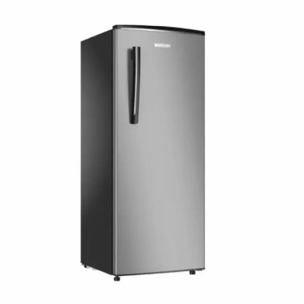 Bruhm Refrigerator 180L Single Door, Top Freezer, Mechanical Temperature Control, Silver Bfs-190Md 1 Bruhm Refrigerator 180L Single Door, Top Freezer, Mechanical Temperature Control, Silver Bfs-190Md