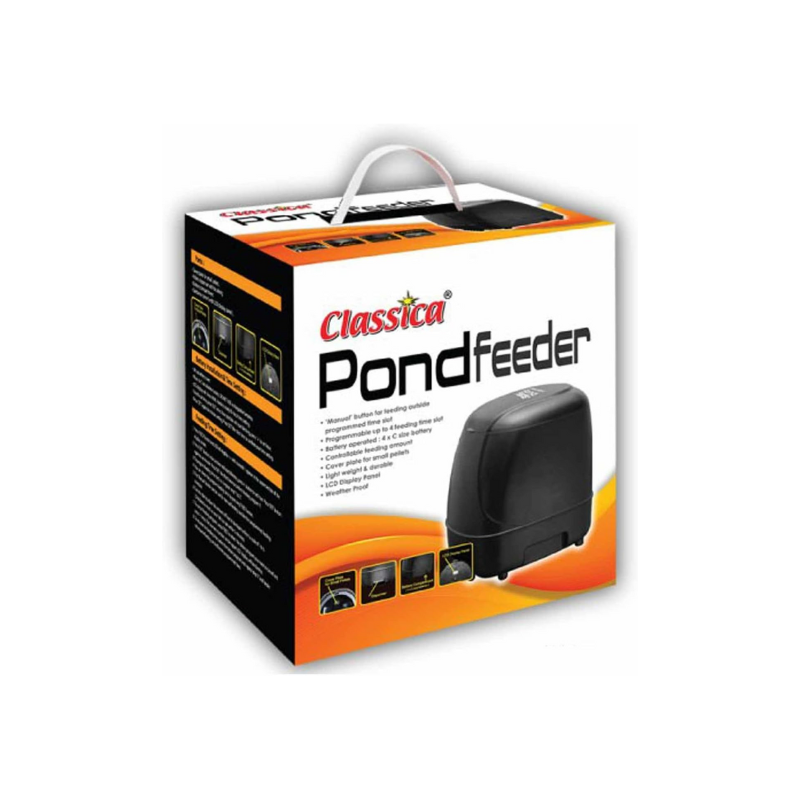 Classica Pond Feeder Programmable Up To 3 Feeding Time Slots 1 Classica Pond Feeder Programmable Up To 3 Feeding Time Slots