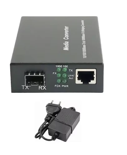 Fiber Optical Media Converter 1 Port Sfp To 1 Rj45 Gigabit Optical Fiber Ethernet 10/100/1000M 2 Fiber Optical Media Converter 1 Port Sfp To 1 Rj45 Gigabit Optical Fiber Ethernet 10/100/1000M