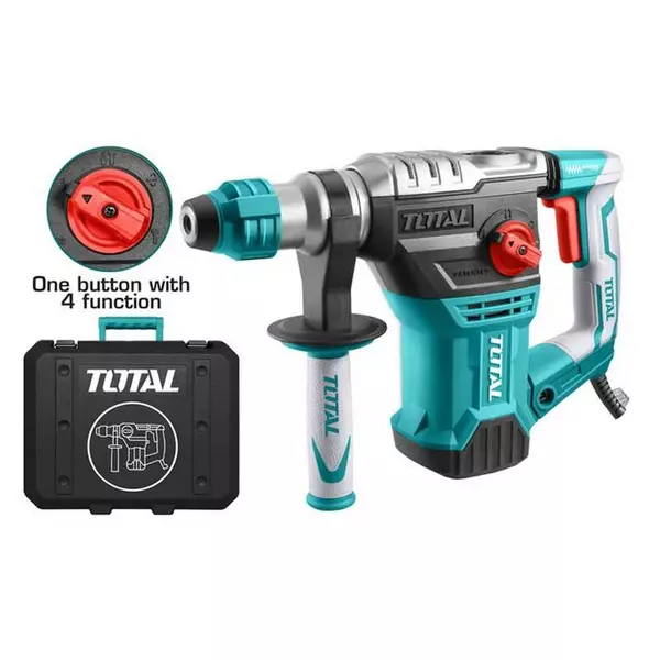 Total Rotary Hammer Drill Machine 1500W 4 Functions Sds Plus Th1153236 1 Total Rotary Hammer Drill Machine 1500W 4 Functions Sds Plus Th1153236