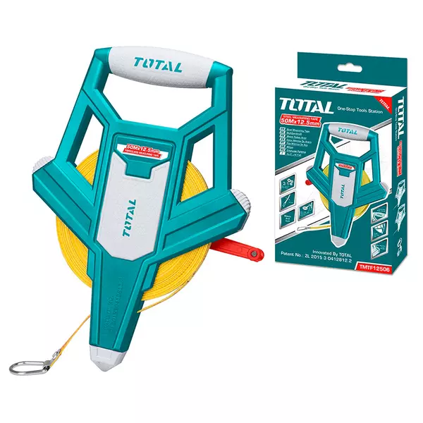 Total Fiber Glass Measuring Tape 50M X 12.5Mm Tmtf12506 1 Total Fiber Glass Measuring Tape 50M X 12.5Mm Tmtf12506