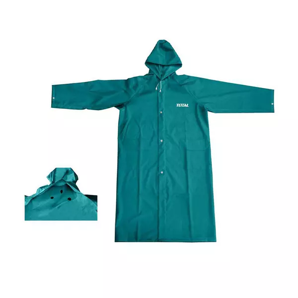 Total Rain Coat Pvc + Polyster M/L/Xl/Xxl 1 Total Rain Coat Pvc + Polyster M/L/Xl/Xxl