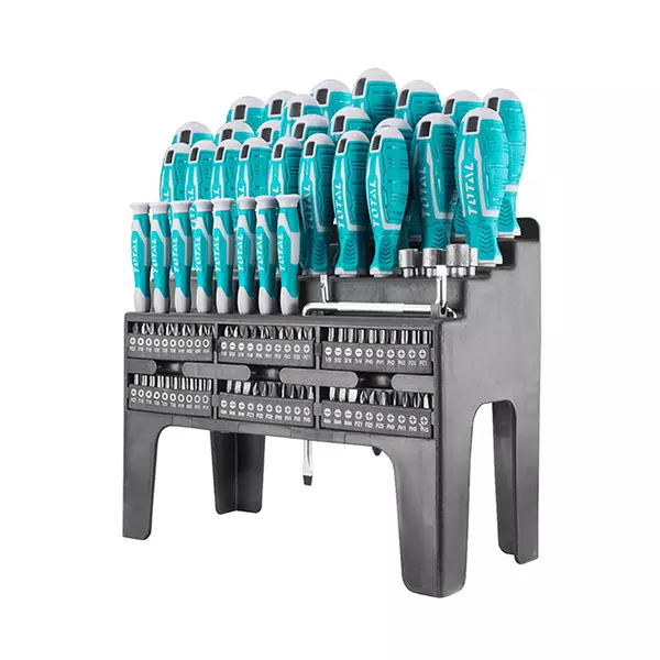 Total Screw Driver 100Pcs Set Tht2506100 1 Total Screw Driver 100Pcs Set Tht2506100