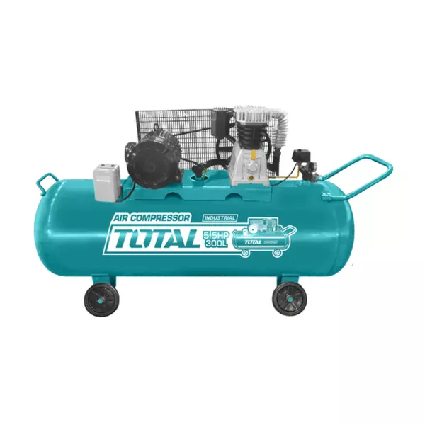 Total Air Compressor Belt Driven System With Copper Wound Motor, 2 Cylinder Compressor 300L 4.1Kw 380V Tc1553002 1 Total Air Compressor Belt Driven System With Copper Wound Motor, 2 Cylinder Compressor 300L 4.1Kw 380V Tc1553002