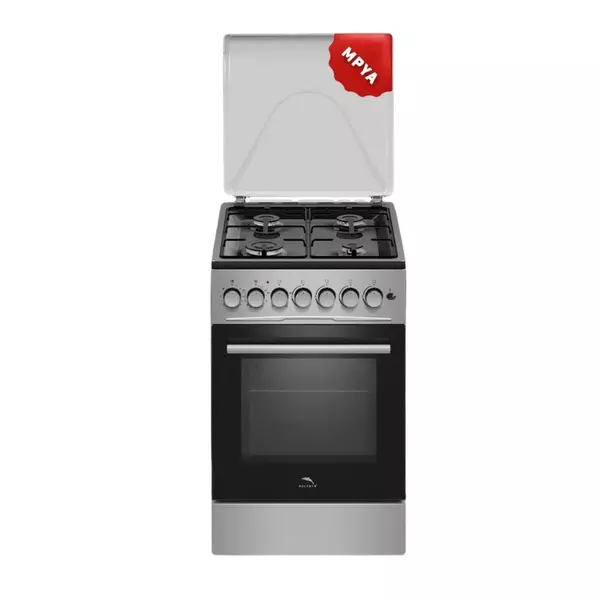 Dolphin Free Standing Cooking Range 50X50, 4 Gas Burners, Electric Oven, Silver Fs05050S-4G/E 1 Dolphin Free Standing Cooking Range 50X50, 4 Gas Burners, Electric Oven, Silver Fs05050S-4G/E