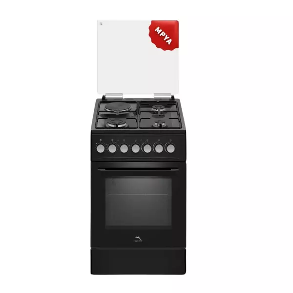 Dolphin Free Standing Cooking Range 50X60, 3 Gas Burners, 1 Electric Plate With Electric Oven Fs05060B-3G1E/E 1 Dolphin Free Standing Cooking Range 50X60, 3 Gas Burners, 1 Electric Plate With Electric Oven Fs05060B-3G1E/E