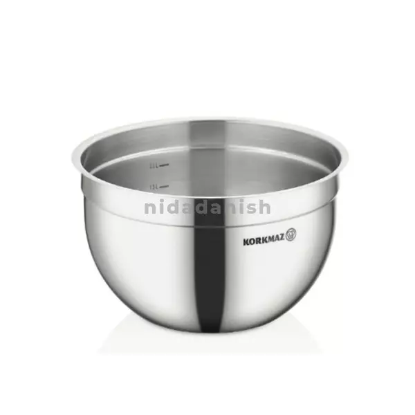 Korkmaz Proline Gastro Mixing Bowl 28X17 (Satin) A2778 1 Korkmaz Proline Gastro Mixing Bowl 28X17 (Satin) A2778