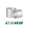 Total Hole Saw 43mm Carbide Gritted TAC440431