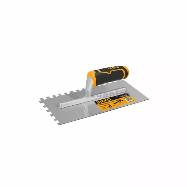 Ingco Plastering Trowel With Teeth Hptt28138 1 Ingco Plastering Trowel With Teeth Hptt28138