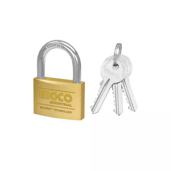 Ingco Heavy Duty Brass Padlock 70Mm Dbpl0702 1 Ingco Heavy Duty Brass Padlock 70Mm Dbpl0702