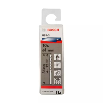 Bosch Twist Drill Spiralbohrer HSS G 10 x 1mm 2608595049