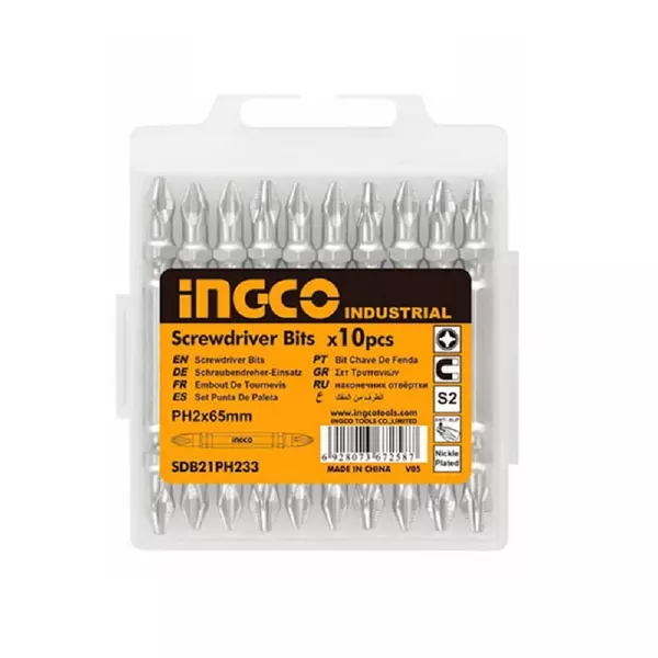 Ingco Screwdriver Bit 65Mm 10Pcs Set Sdb21Ph233 1 Ingco Screwdriver Bit 65Mm 10Pcs Set Sdb21Ph233