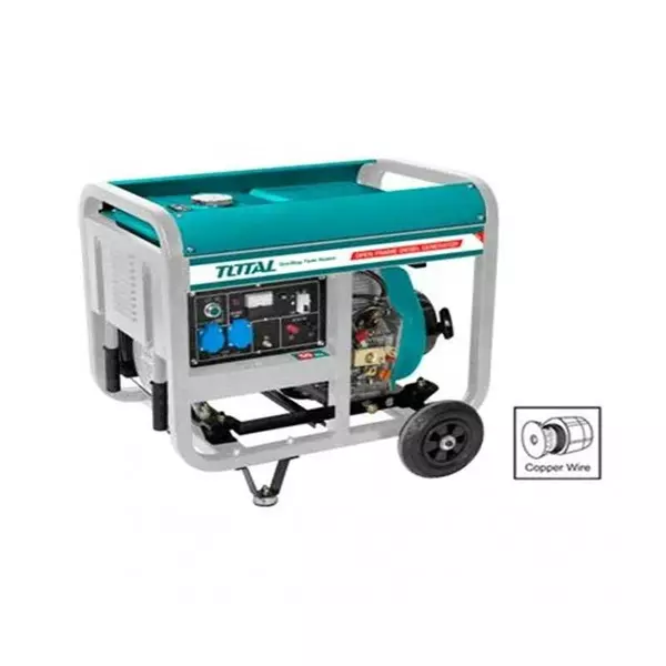 Total Diesel Generator 5Kw Three Phase Pull &Amp; Electric Start Tp450003-8 1 Total Diesel Generator 5Kw Three Phase Pull &Amp; Electric Start Tp450003-8