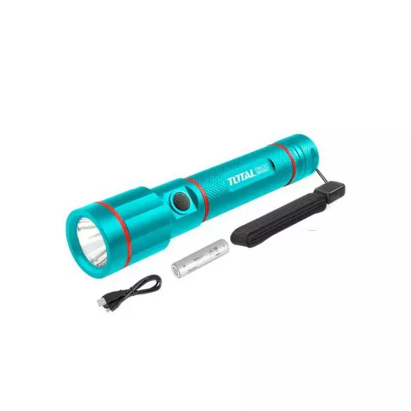 Total Led Flash Light 450Lm With 5 Modes, 1Pcs 2000Mah 18650 Li-Ion Battery Tcfl1865051 1 Total Led Flash Light 450Lm With 5 Modes, 1Pcs 2000Mah 18650 Li-Ion Battery Tcfl1865051
