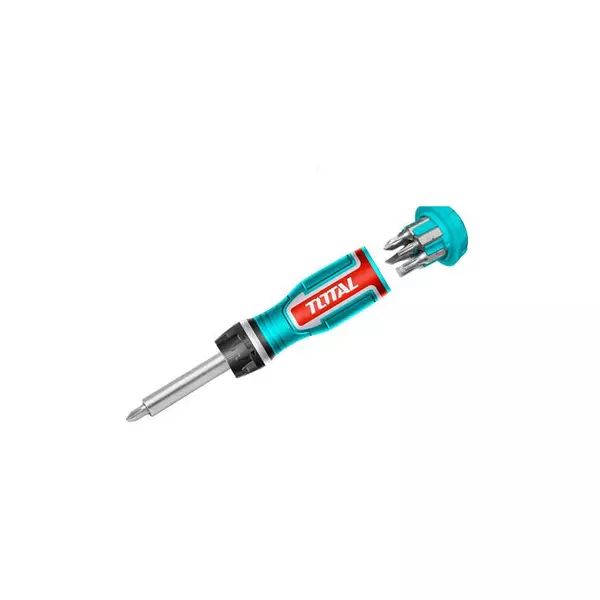 Total Ratchet Screwdriver Set With Handle &Amp; Screwdriver Bits Tacsd30086 (Pack Of 8Pcs) 1 Total Ratchet Screwdriver Set With Handle &Amp; Screwdriver Bits Tacsd30086 (Pack Of 8Pcs)