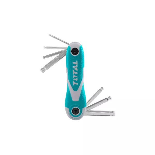 Total Ball Point Hex Key Set 2-8Mm With Heat Treatment &Amp; Chrome Plated Tht1061836 (Pack Of 8Pcs) 1 Total Ball Point Hex Key Set 2-8Mm With Heat Treatment &Amp; Chrome Plated Tht1061836 (Pack Of 8Pcs)