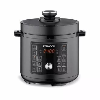 Kenwood Electric Pressure Cooker 6L 1000W 16-In-1 Multifunctional Programmable Multicooker With Safety Feature, 16 Smart Cook Programs, Manual Function For Personalised Recipes PCM90.000BK
